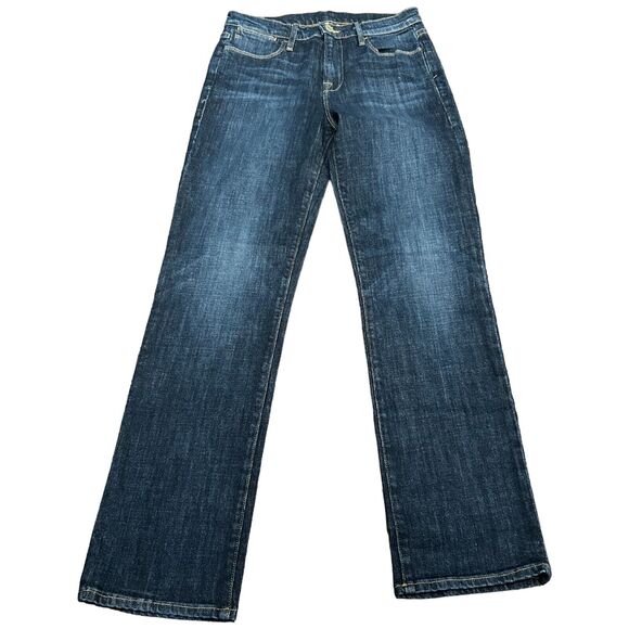 FRAME Jeans Women's Size 27 Blue Denim Casual Straight Leg Flat Front NWOT - Picture 1 of 7